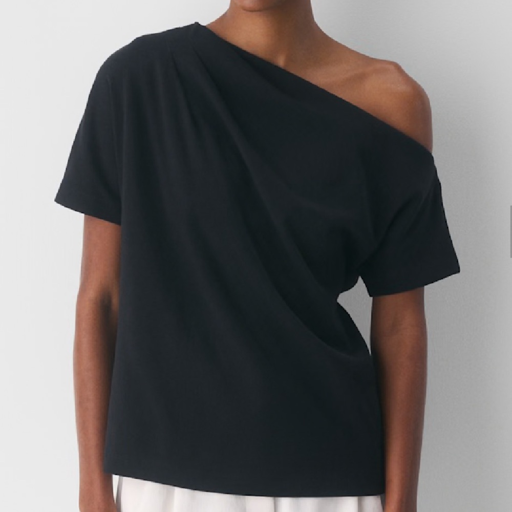 Aritzia Interlock Cotton Script Top